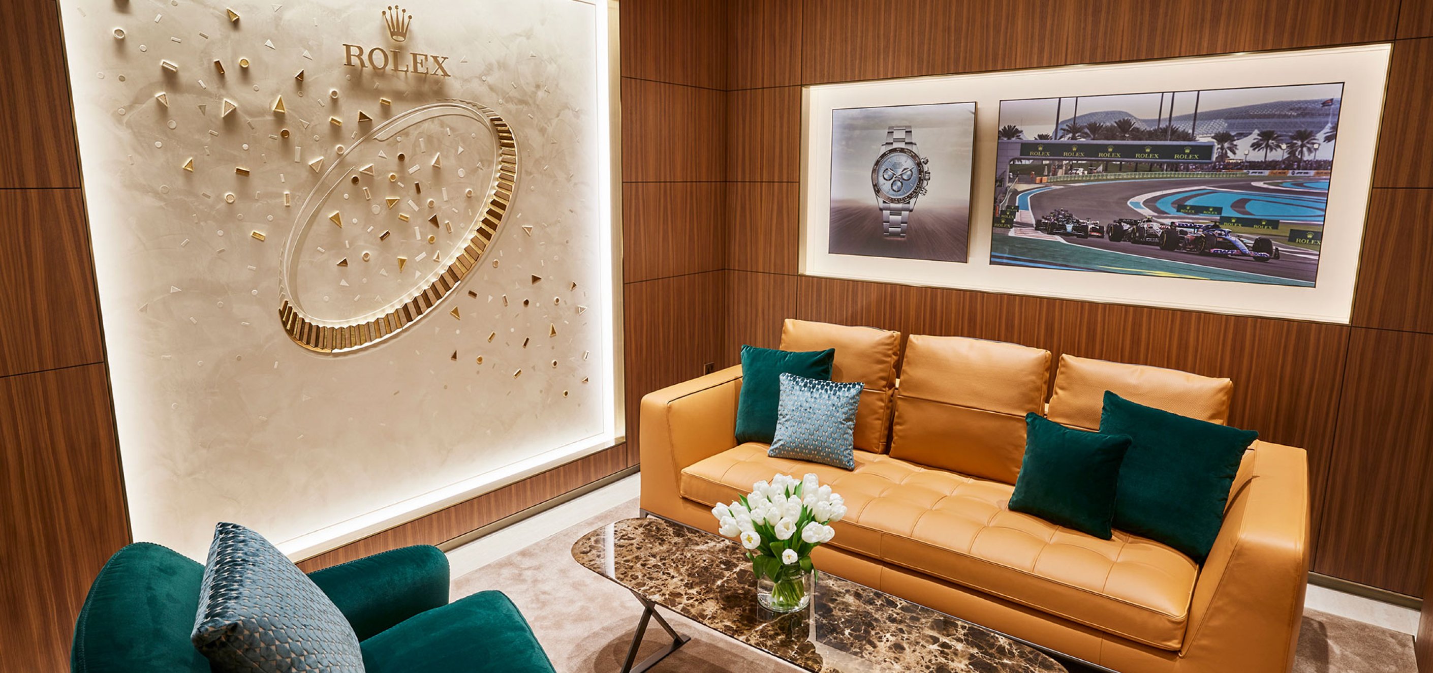 Rolex at Laings Southampton Seating Area