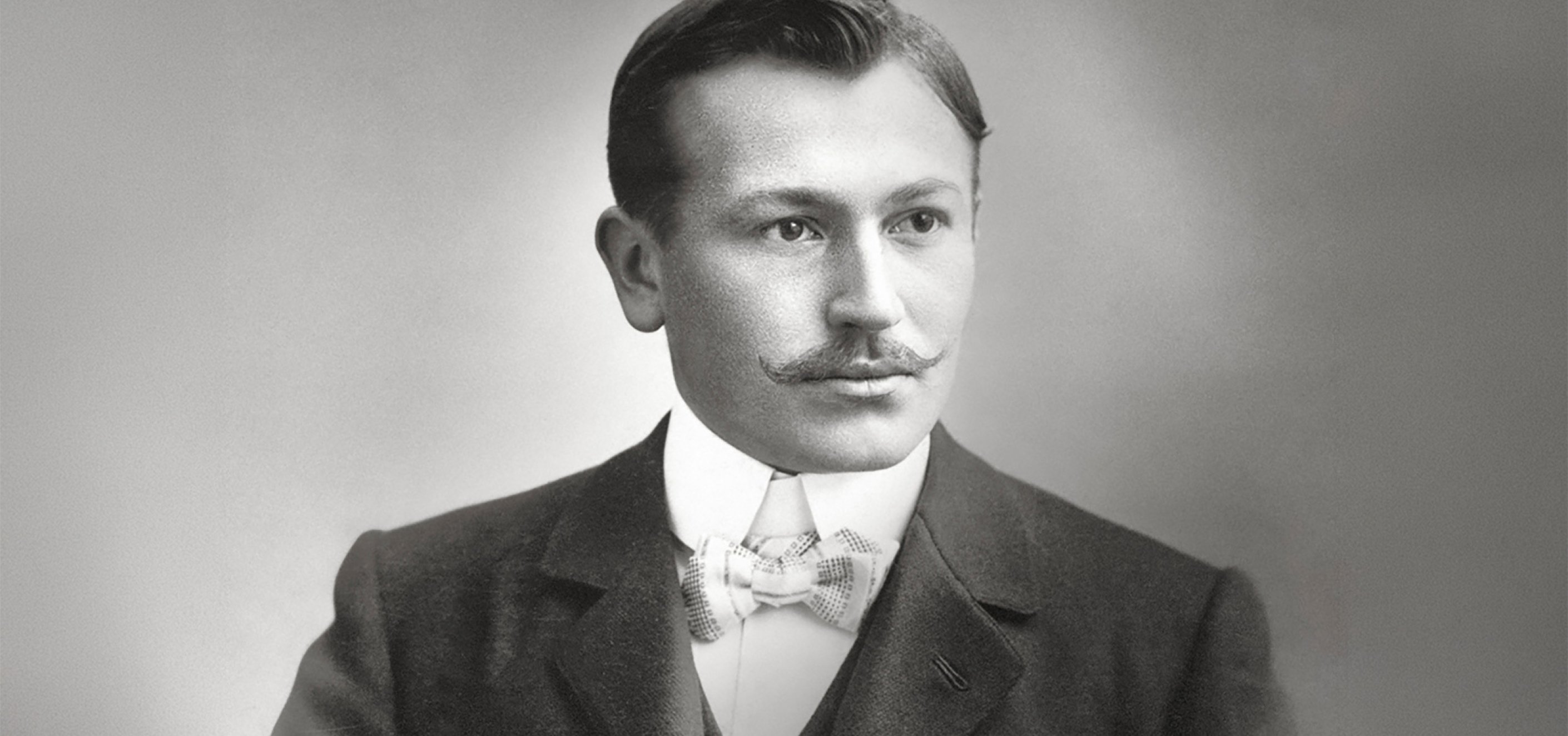 Hans Wilsdorf Black and White Portrait