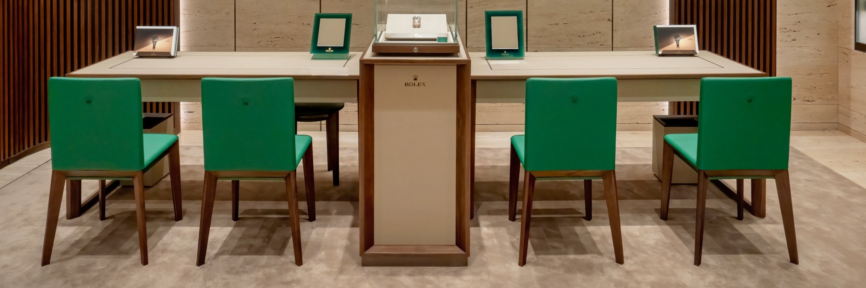 Rolex at Laings Seating and Presentation Area