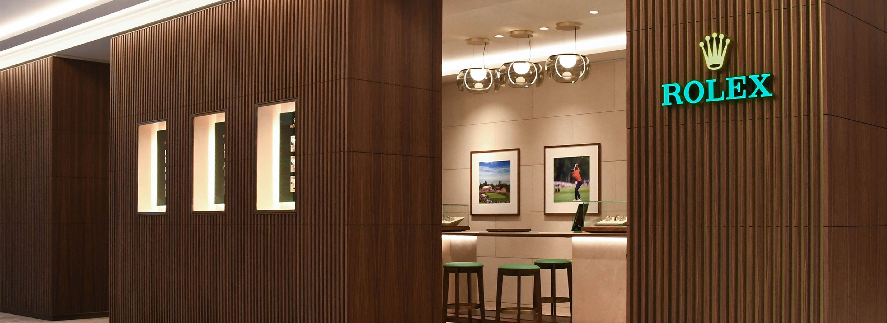 Rolex Showroom at Laings Full With