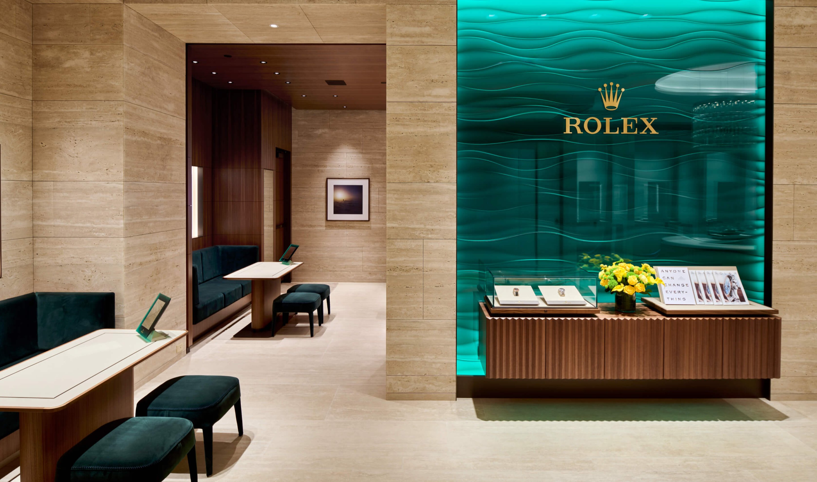 Rolex Interior Showroom at Laings