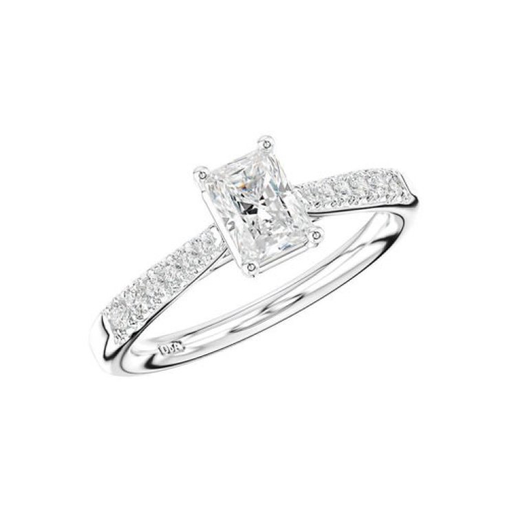 Diamond Shoulder Engagement Rings