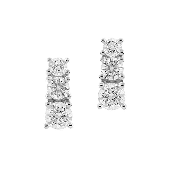 Diamond Drop Earrings