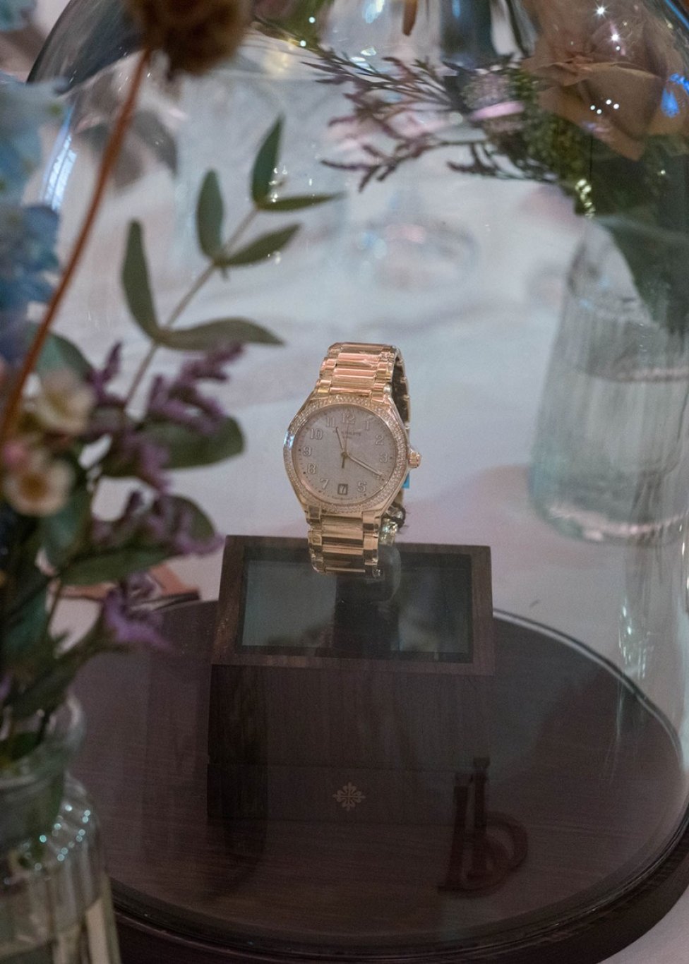 The Patek Philippe Twenty~4 timepiece in yellow gold with diamonds